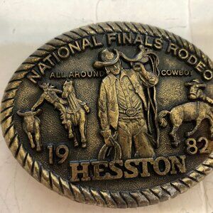 Hesston rodeo buckle